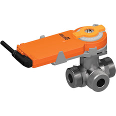Belimo 3-Wege Regelventil G1-1/4 Kvs4 100-240VAC 75s 2/3-Punkt 2Nm IP54 R517/KR230