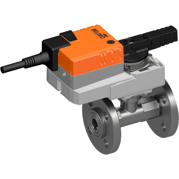 Kugelhahn Belimo DN20 Flansch Kvs32 24VAC/DC 90s BACnet/Modbus 10Nm IP40 RJ12 R6020R-B1/NR24A-MOD-J6