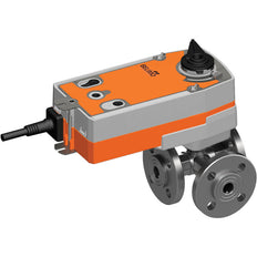 Belimo 3-Way Characterized Valve DN15 Flange Kvs1.6 100-240VAC Fail-Safe NO 90s 3-point 10Nm IP54 R7015R1P6-B1/NRF230A-3-O