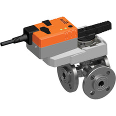 Belimo 3-Wege Regelventil DN20 Flansch Kvs6.3 24VAC/DC 9s 0-10V 8Nm IP54 R7020R6P3-B1/NRQ24A-SZ