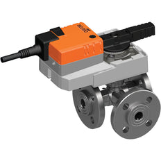 Belimo 3-Wege Regelventil DN15 Flansch Kvs0.63 24VAC/DC 90s BACnet/Modbus 5Nm IP40 R7015RP63-B1/VLR24A-LP1