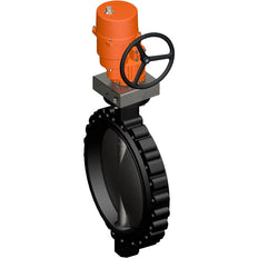 Belimo Absperrklappe DN600/PN16 Lug 120-240VAC/DC 2&3-Punkt GGG40 EPDM IP67 ISO 5211 Klemme 74s 3500Nm D6600NL/SY12-230A-3-T