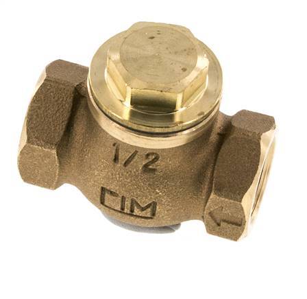 G 1/2'' Red Brass Lift Check Valve 20 bar (290 psi) Heavy Duty