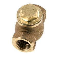 G 1/2'' Red Brass Lift Check Valve 20 bar (290 psi) Heavy Duty