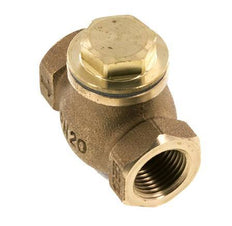 G 1/2'' Red Brass Lift Check Valve 20 bar (290 psi) Heavy Duty