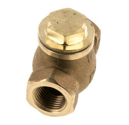 G 1/2'' Red Brass Lift Check Valve 20 bar (290 psi) Heavy Duty