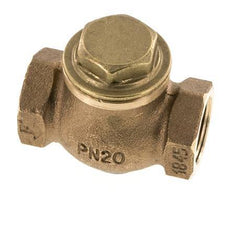 G 3/4'' Rotguss Lift-Rückschlagventil 20 Bar (290 Psi) Schwerlast