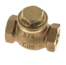 G 3/4'' Rotguss Lift-Rückschlagventil 20 Bar (290 Psi) Schwerlast