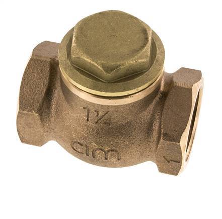 G 1-1/4'' Rotguss Lift-Rückschlagventil 20 Bar (290 Psi) Schwerlast