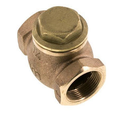 G 1-1/4'' Red Brass Lift Check Valve 20 bar (290 psi) Heavy Duty