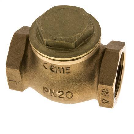G 1-1/2'' Rotguss Lift-Rückschlagventil 20 Bar (290 Psi) Schwerlast