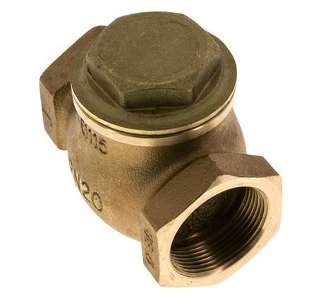 G 1-1/2'' Rotguss Lift-Rückschlagventil 20 Bar (290 Psi) Schwerlast