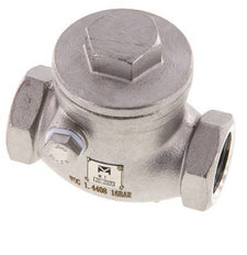 G 1/2'' Edelstahl Rückschlagklappe 16 Bar (232 Psi) Metalldichtung