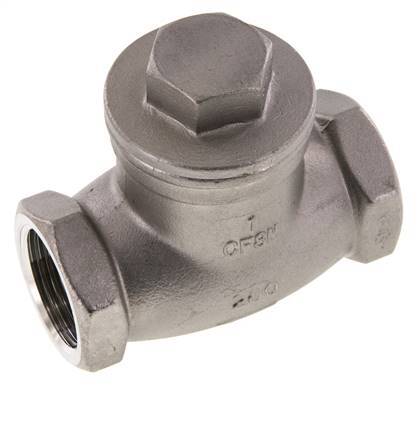G 1'' Edelstahl Rückschlagklappe 16 Bar (232 Psi) Metalldichtung