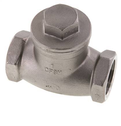 G 1'' Edelstahl Rückschlagklappe 16 Bar (232 Psi) Metalldichtung
