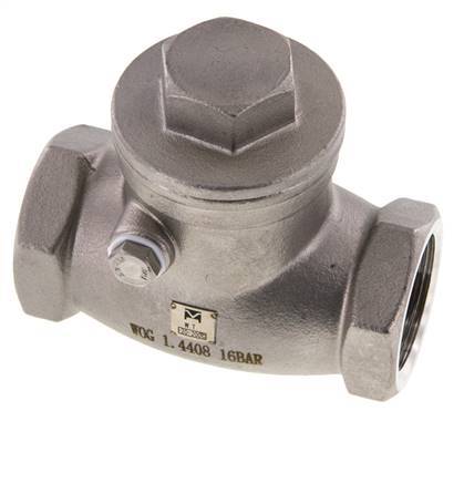 G 1'' Edelstahl Rückschlagklappe 16 Bar (232 Psi) Metalldichtung