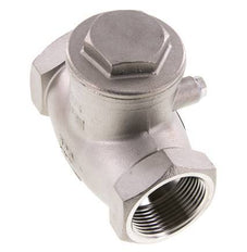 G 1-1/4'' Stainless Steel Swing Check Valve 16 bar (232 psi) Metal Seal