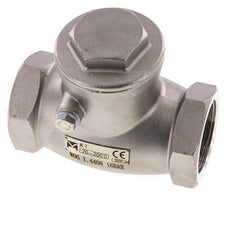 G 1-1/4'' Stainless Steel Swing Check Valve 16 bar (232 psi) Metal Seal