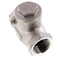 G 1-1/4'' Stainless Steel Swing Check Valve 16 bar (232 psi) Metal Seal