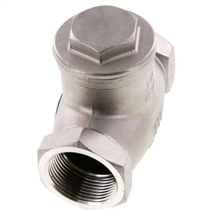 G 1-1/4'' Edelstahl Rückschlagklappe 16 Bar (232 Psi) Metalldichtung