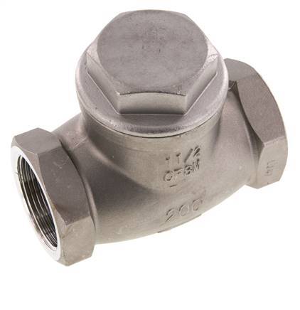 G 2-1/2'' Edelstahl Rückschlagklappe 16 Bar (232 Psi) Metalldichtung