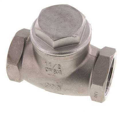 G 2-1/2'' Edelstahl Rückschlagklappe 16 Bar (232 Psi) Metalldichtung