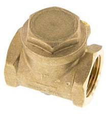 G 1'' Brass Swing Check Valve 12 bar (174 psi) Metal Seal