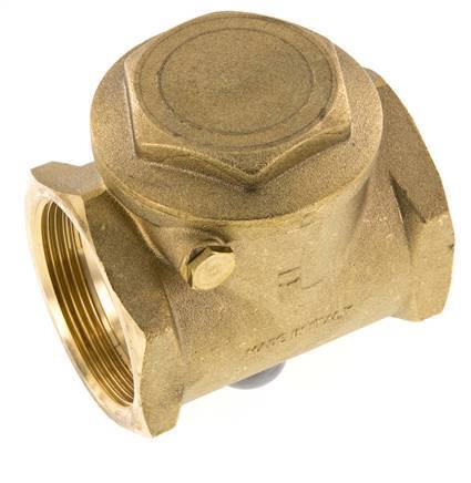G 2'' Messing Rückschlagklappe 10 Bar (145 Psi) Metalldichtung