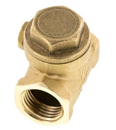 G 1/2'' Messing Rückschlagklappe 12 Bar (174 Psi) NBR Weiche Dichtung