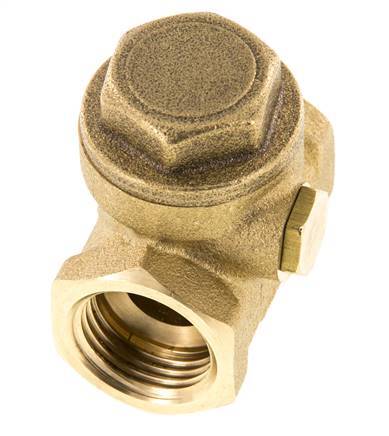 G 1/2'' Messing Rückschlagklappe 12 Bar (174 Psi) NBR Weiche Dichtung