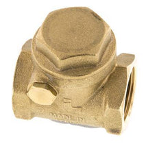 G 3/4'' Brass Swing Check Valve 12 bar (174 psi) NBR Soft Seal