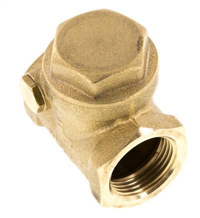 G 3/4'' Messing Rückschlagklappe 12 Bar (174 Psi) NBR Weiche Dichtung