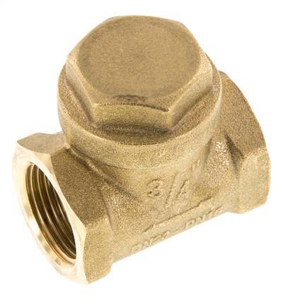 G 3/4'' Messing Rückschlagklappe 12 Bar (174 Psi) NBR Weiche Dichtung