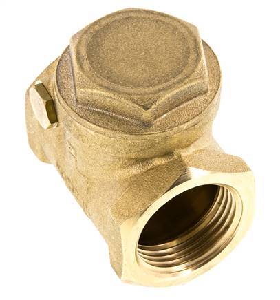 G 1'' Messing Rückschlagklappe 12 Bar (174 Psi) NBR Weiche Dichtung