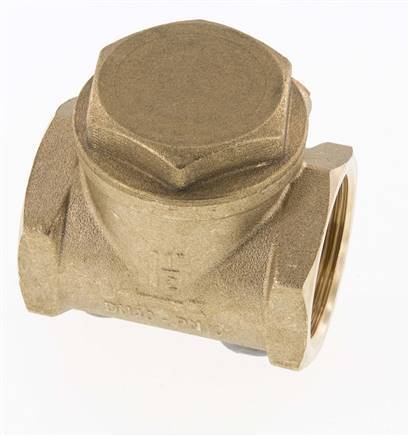 G 1-1/2'' Messing Rückschlagklappe 10 Bar (145 Psi) NBR Weiche Dichtung