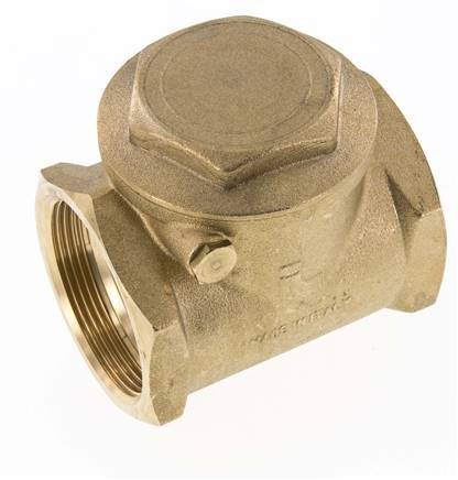 G 2'' Messing Rückschlagklappe 10 Bar (145 Psi) NBR Weiche Dichtung