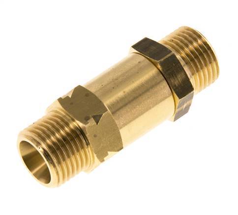 G 1/2'' Außengewinde Messing Rückschlagventil 0.4-40 Bar (5.8-580 Psi)