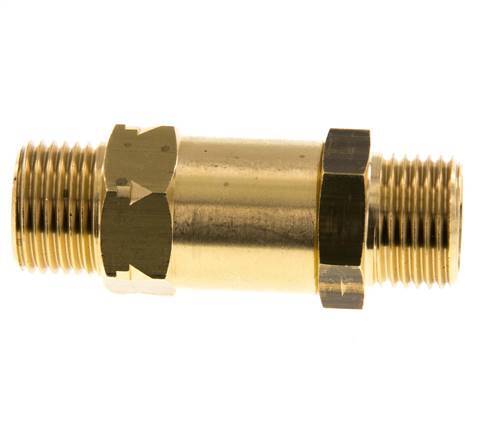 G 1/2'' Male Threaded Brass Check Valve 0.4-40 bar (5.8-580 psi)