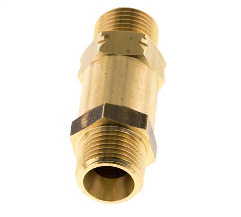 G 1/2'' Male Threaded Brass Check Valve 0.4-40 bar (5.8-580 psi)