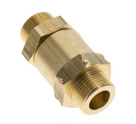 G 3/4'' Außengewinde Messing Rückschlagventil 0.1-40 Bar (1.45-580 Psi)