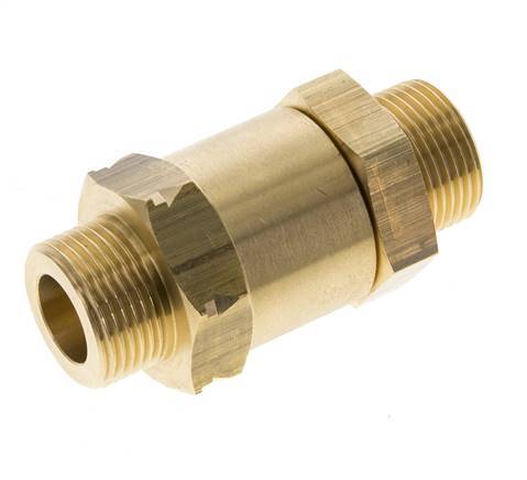 G 3/4'' Außengewinde Messing Rückschlagventil 0.1-40 Bar (1.45-580 Psi)
