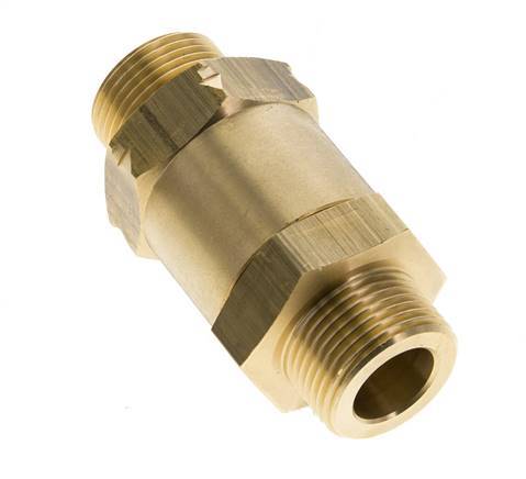 G 3/4'' Male Threaded Brass Check Valve 0.1-40 bar (1.45-580 psi)