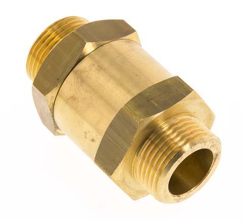 G 1'' Male Threaded Brass Check Valve 0.1-40 bar (1.45-580 psi)