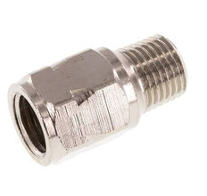 R/Rp 1/4'' M/W Mini Rückschlagventil Vernickelt Messing 10 Bar (145 Psi) NBR Keine Feder