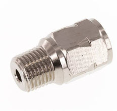 R/Rp 1/4'' M/W Mini Rückschlagventil Vernickelt Messing 10 Bar (145 Psi) NBR Keine Feder