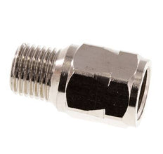 R/Rp 1/4'' M/W Mini Rückschlagventil Vernickelt Messing 10 Bar (145 Psi) NBR Keine Feder