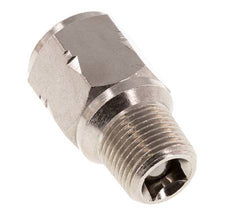 R/Rp 3/8'' M/W Mini Rückschlagventil Vernickelt Messing 10 Bar (145 Psi) FKM Kein Feder