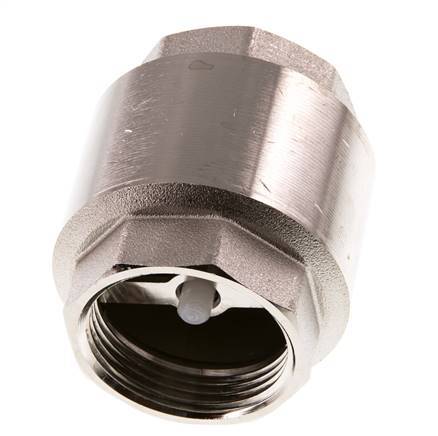 G 1-1/4'' Nickel-Plated Brass Check Valve 10 bar (145 psi)