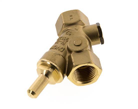 Rp 1/2'' Brass Y Check Valve 16 bar (232 psi) NBR