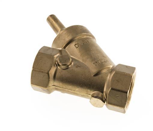 Rp 1-1/2'' Brass Y Check Valve 16 bar (232 psi) NBR